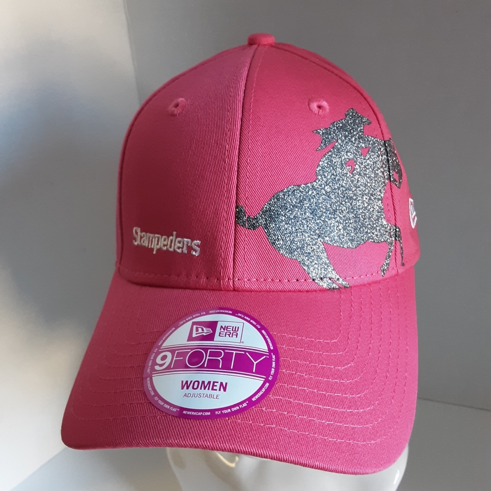 New CALGARY STAMPEDERS Women's Adjustable Cap CFL Football Pink